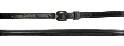 Harmohn Kraft Plain Raised Belt 1/2in - Black