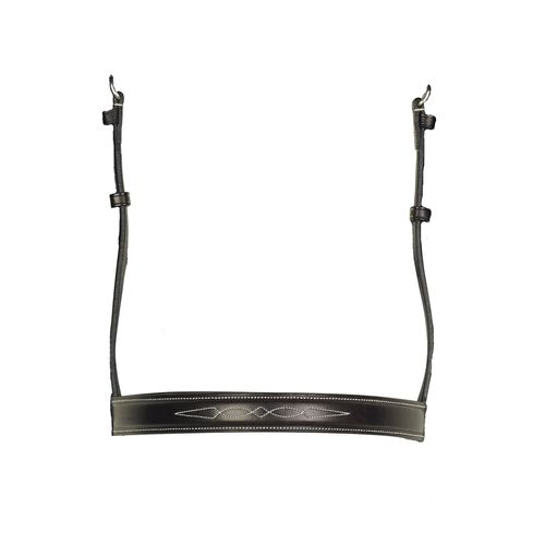 Aramas Fancy Mild Square Raised 1in Noseband - Chestnut