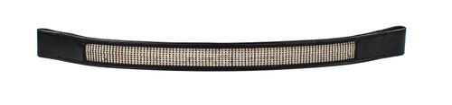 Harmohn Kraft Mini Crystal Browband 1in - Black