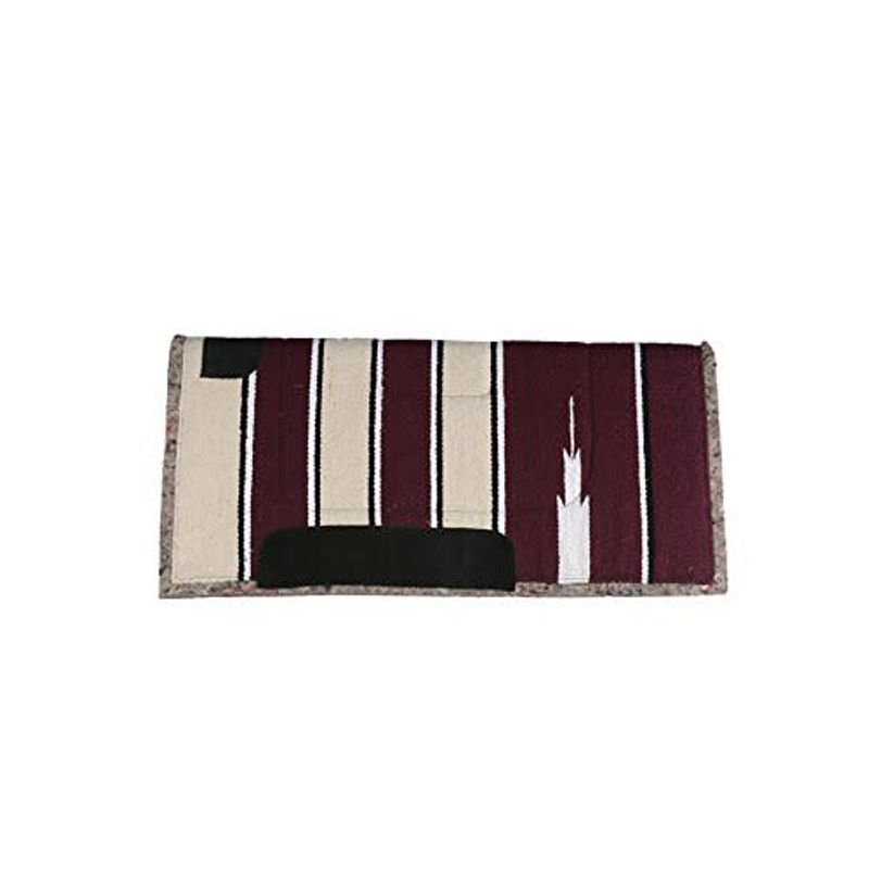 Burgundy western best sale saddle pad