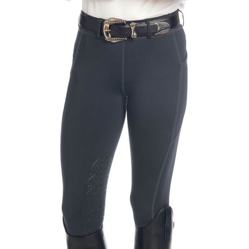 Ovation Women's Aerowick GripTec Knee Patch Tight - Charcoal