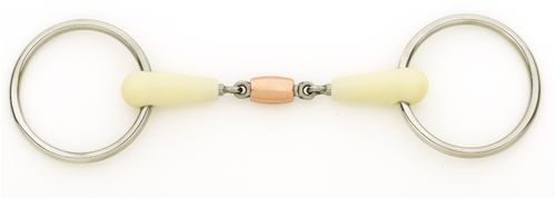 Happy Mouth Bits Double Jointed Copper Roller Loose Ring