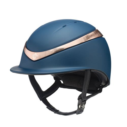 Charles Owen Halo MIPS Helmet - Navy/Rose Gold
