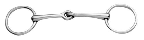 Korsteel Stainless Steel Jointed 2" Loose Ring Snaffle Bit