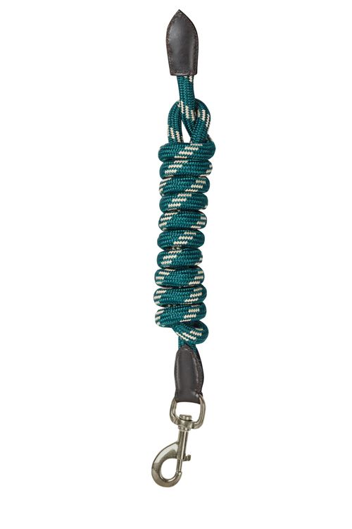 Kincade Leather Rope Lead - Hunter/Cream