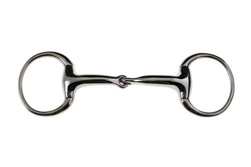 JP Korsteel Stainless Steel Heavyweight 19Mm Solid Eggbutt Snaffle Bit