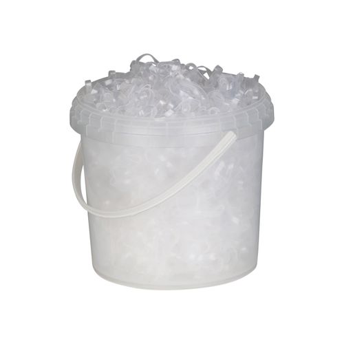 Horze Silicone Rubber Plaiting Bands - Clear