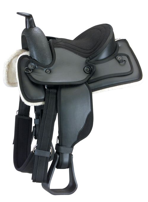 Kincade Redi Ride Western Saddle - Black