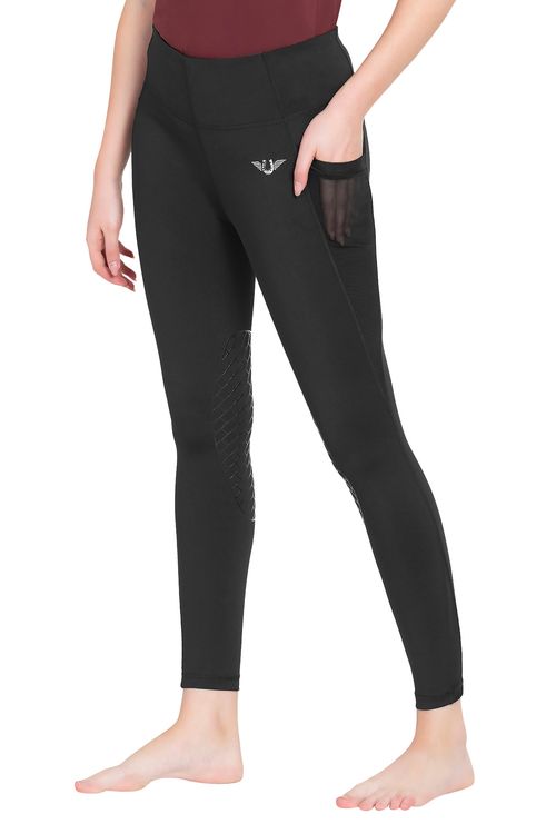 TuffRider Women's Minerva EquiCool Tights - Charcoal