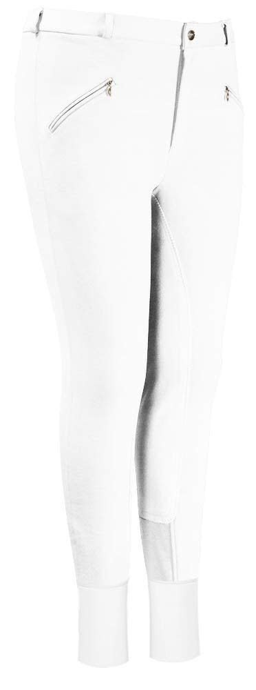TuffRider Men's Cotton Full Seat Breeches - White