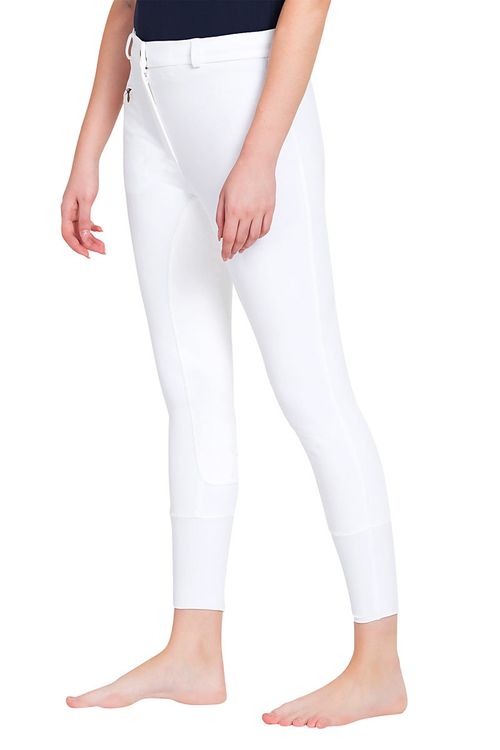 TuffRider Women's Ribb Full Seat Breeches - White