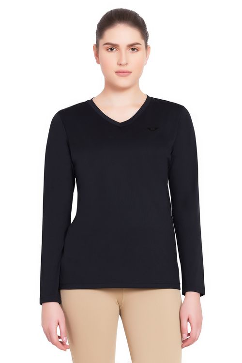 TuffRider Women's Taylor Long Sleeve T-Shirt - Black
