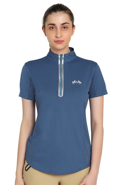 Equine Couture Women's Malta Sport Shirt - Ensign Blue