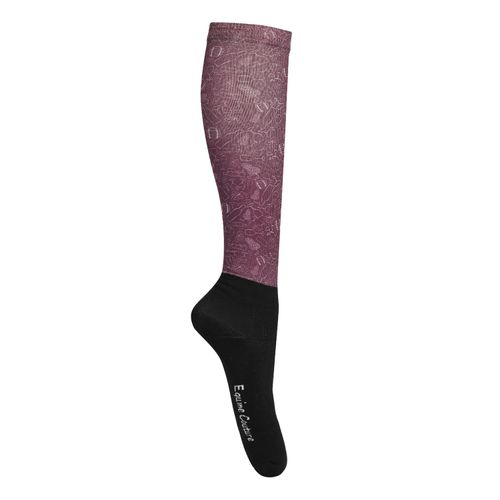 Equine Couture Women's OTC Boot Socks - Wines