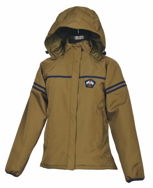 Equine Couture Women's Farm House Jacket - Military Olive/EC Navy