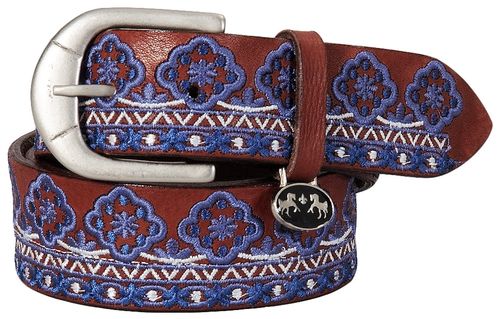 Equine Couture Women's Angela Leather Belt - Oak Bark