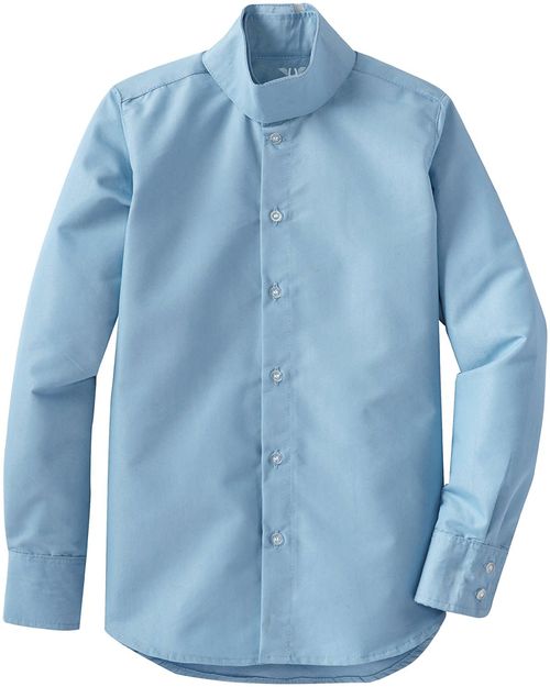 TuffRider Kids' Starter Long Sleeve Show Shirt - Light Blue