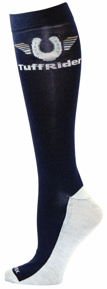 TuffRider Women's Coolmax Knee High Boot Socks - Navy