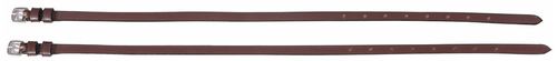 Henri de Rivel Leather Spur Straps w/Plain Buckle - Australian Nut