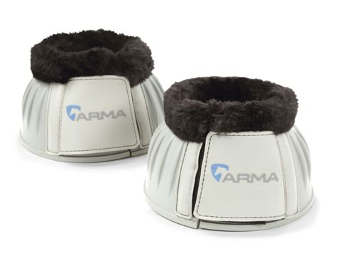 Shires ARMA Fleece Trim Over Reach Boots - Grey