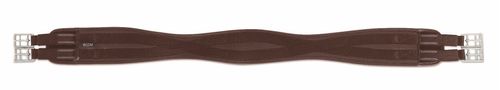 Shires Anti-Chafe Contour Girth w/Elastic - Brown