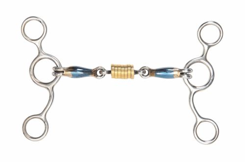 Shires Tom Thumb w/Roller Link - Blue Sweet Iron