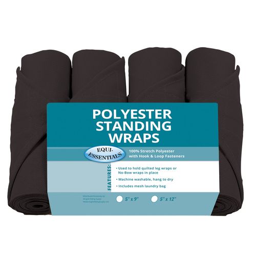 Equi-Essentials Poly 12ft Standing Wraps - Pink