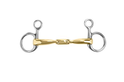 M. Toulouse Curved Mouth 16 mm Baucher Bit w/Lozenge