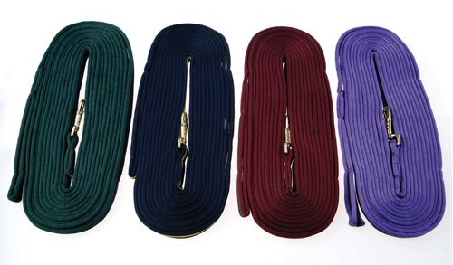 Kincade Two Tone Padded Lunging Line - Hunter/Navy