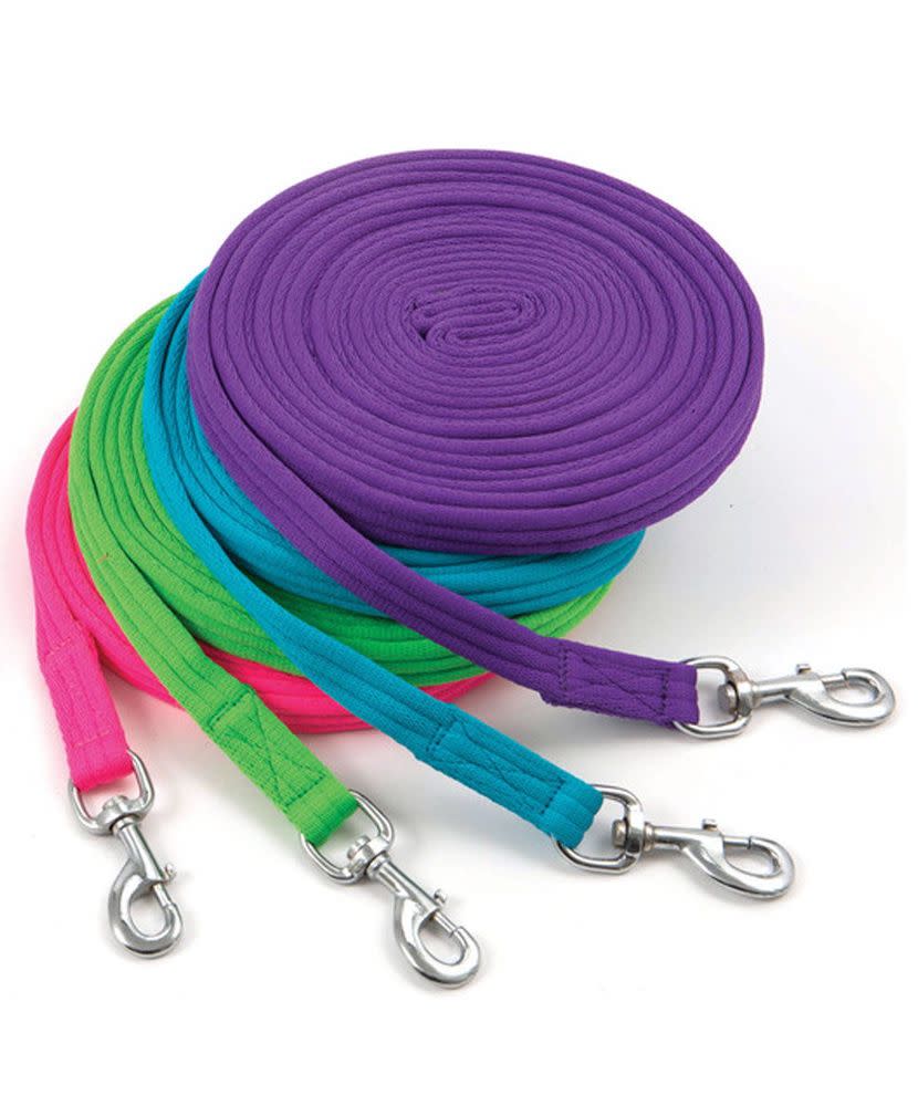 SHIRES WESSEX SOFT FEEL LUNGE LINE 8 METRES/26 FOOT ASSORTED COLOURS 4231 