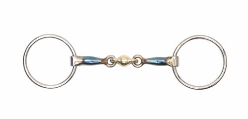 Shires Blue Sweet Iron Lozenge Loose Ring Bit