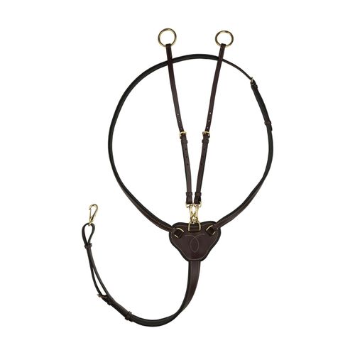 Horze Winchmore Running Martingale - Dark Brown