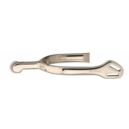 Herm Sprenger Balkenhol 40mm #6 Rowel Rounded Neck Spurs - German Silver