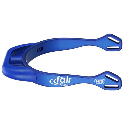 Herm Sprenger 20mm Flat Neck Fairrider Spurs - Blue Aluminum/Blue