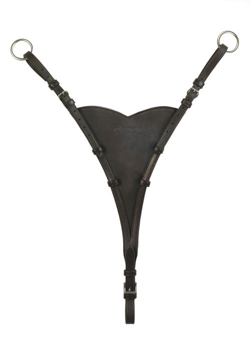 Ovation Adjustable Bib Martingale Attachment - Brown