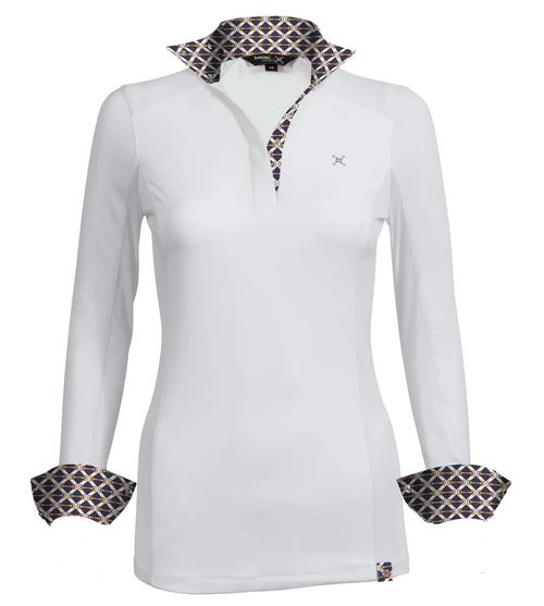 Tredstep Women's Solo Milan Long Sleeve Competition Shirt - Blue Ribbon