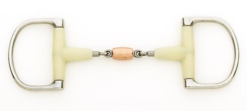 Happy Mouth Bits Double Jointed Copper Roller Racing Dee