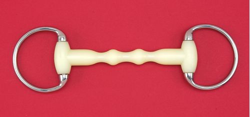 Happy Mouth Bits Mullen Shaped Round Eggbutt