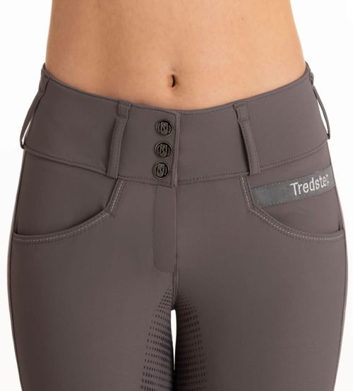 Tredstep Women's Solo Volte II Full Grip Breeches - Opal Grey