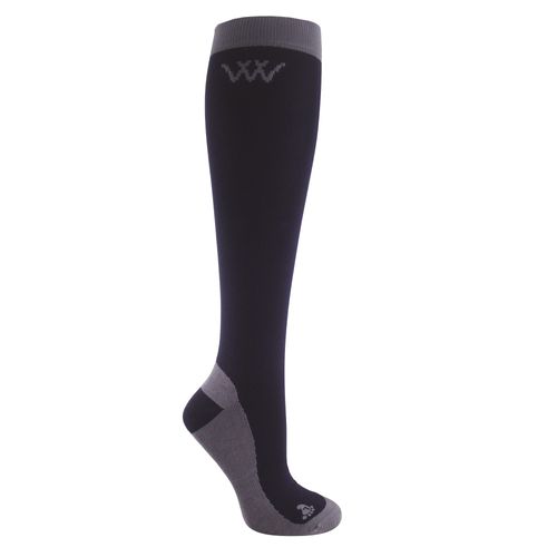 Woof Wear Competition Sock 2 Pairs - Navy/Grey