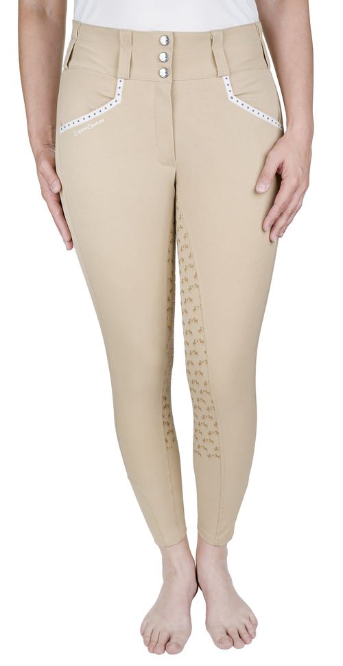 Equine Couture Women's Nicole Full Seat Breeches - Safari