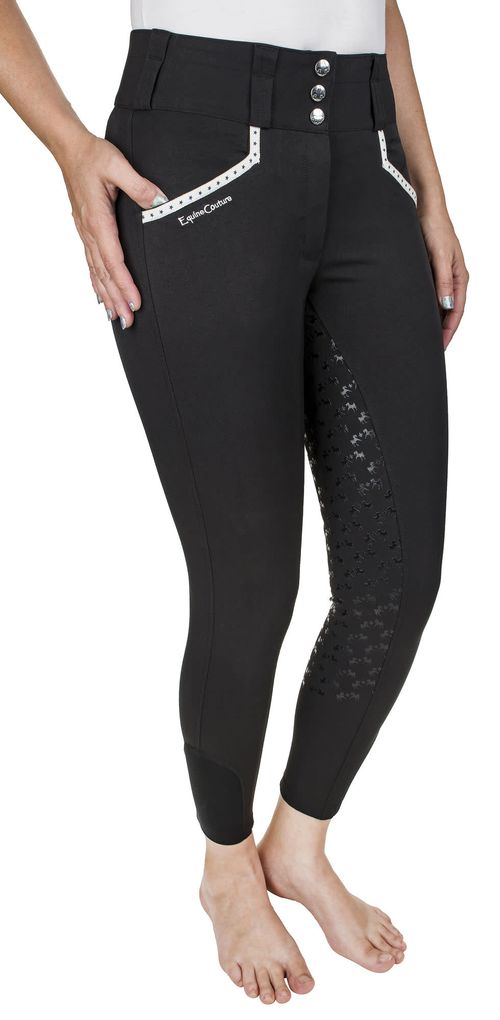 Equine Couture Women's Nicole Full Seat Breeches - Black