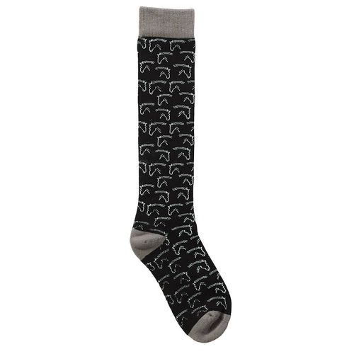 Ovation Women's Bamboo Boot Sock - Horses