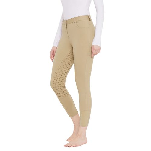Equine Couture Women's Heather Full Seat Breeches - Safari
