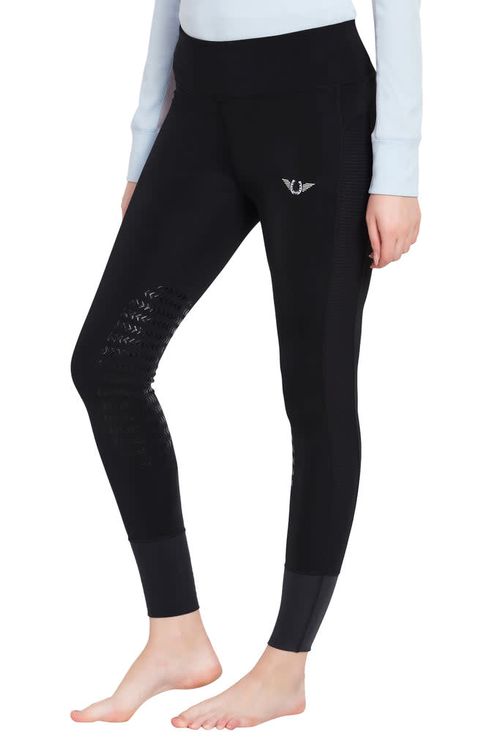 TuffRider Women's Marathon Riding Tights - Black/Black