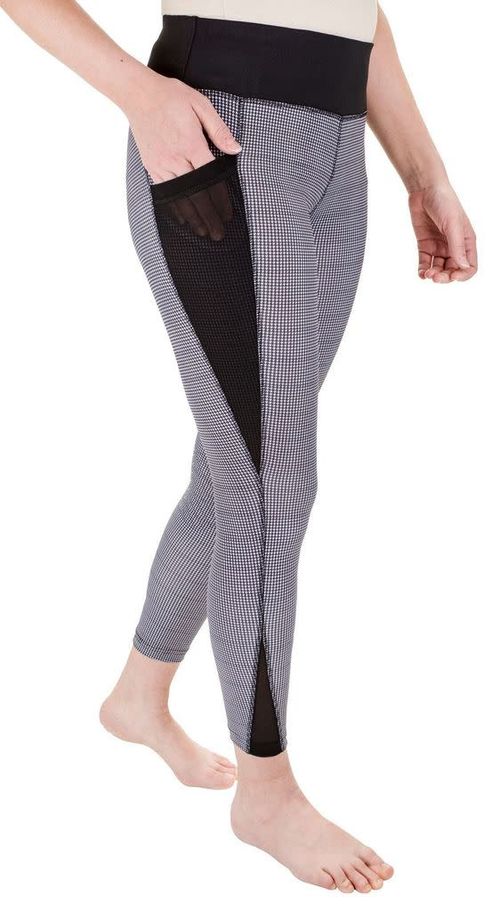 TuffRider Women's Minerva Houndstooth Tights - Black/White