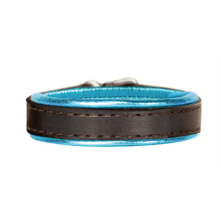 Black Perris Leather Leather Bracelet 