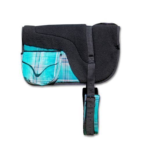 Kensington Fleece Bareback Pad w/Pockets - Atlantis