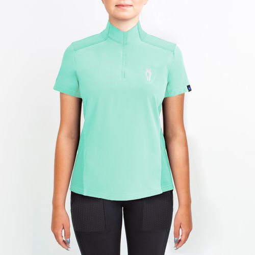 Irideon Women's Luna Coolstretch Short Sleeve Jersey - Island Green