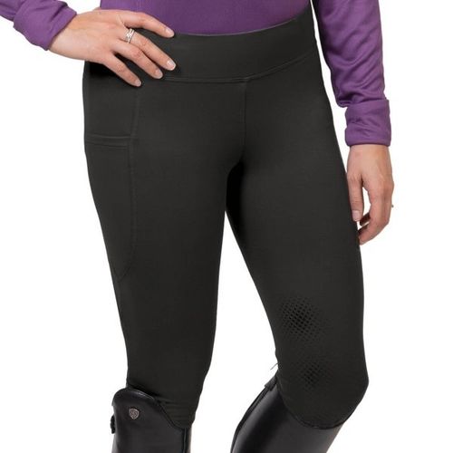 Ovation Women's Signature Knee Patch Flexion Tights - Black